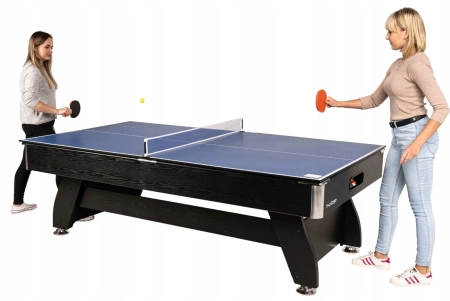 Stół bilardowy THUNDER z nakładką cymbergaj/ping pong 8FT - BOLD-BLACK