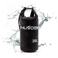 Geantă impermeabilă 20 L THUNDER negru