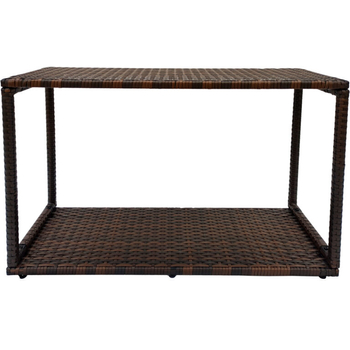 Szafka bez drzwi THUNDER do kwadratowego JACUZZI - kolor brązowy