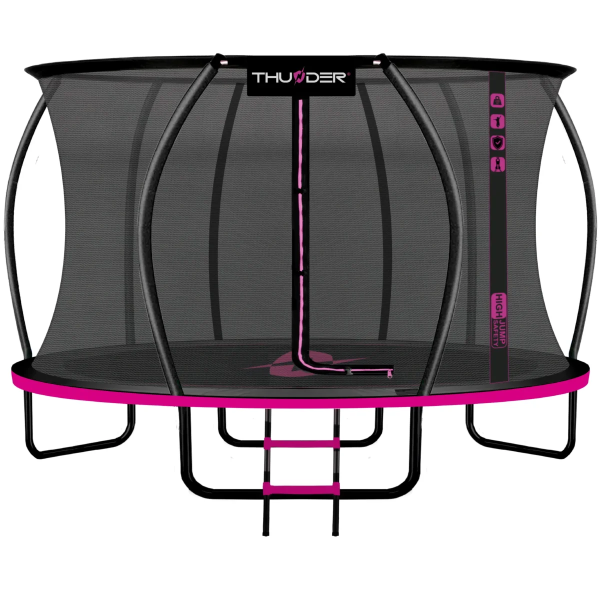 Trampolina ogrodowa 12FT (366 cm) INSIDE ULTRA PINK - obrazek 13