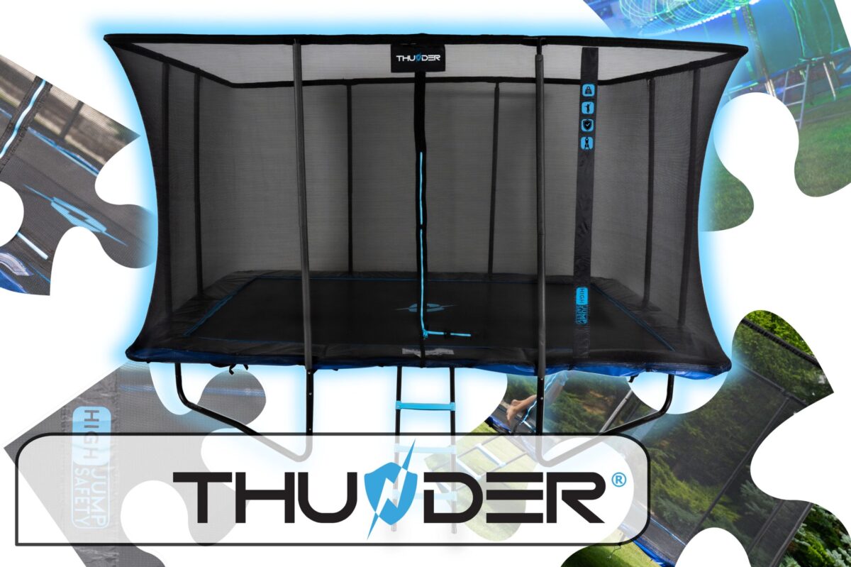 Trampolina ogrodowa THUNDER OUTSIDE PHENOM 10FT*14FT BLUE - obrazek 5