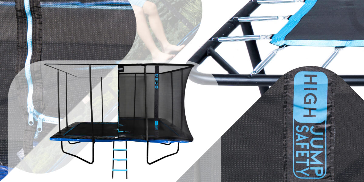 Trampolina ogrodowa THUNDER OUTSIDE PHENOM 10FT*14FT BLUE - obrazek 6