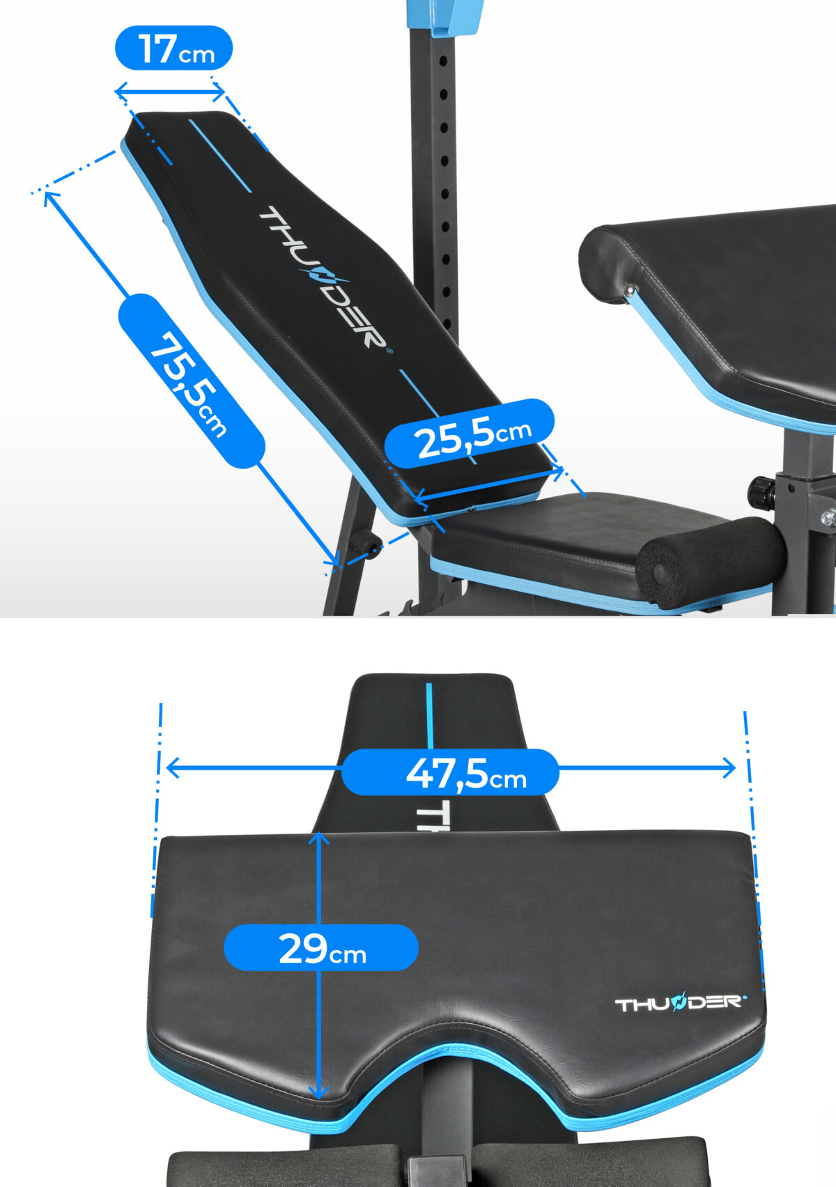 Ławka treningowa THUNDER CROUL - obrazek 4