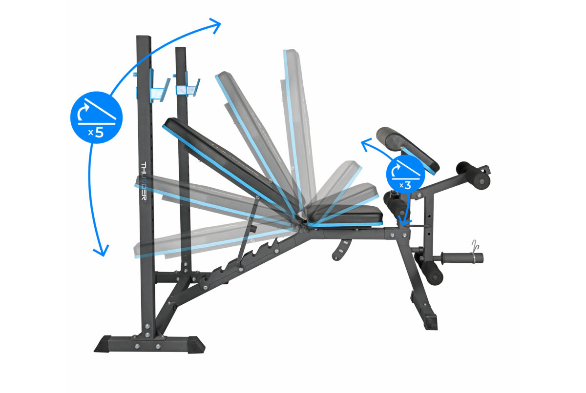 Ławka treningowa THUNDER CROUL - obrazek 7