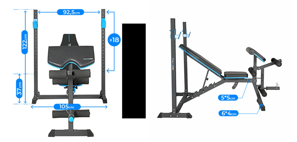 Ławka treningowa THUNDER CROUL - obrazek 9