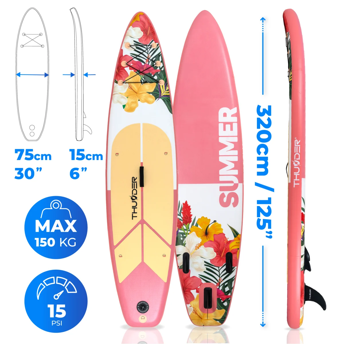 Deska SUP 320cm THUNDER VIOSA - obrazek 2